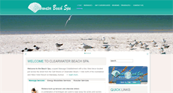 Desktop Screenshot of clearwaterbeachspa.com
