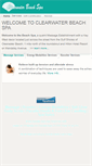 Mobile Screenshot of clearwaterbeachspa.com